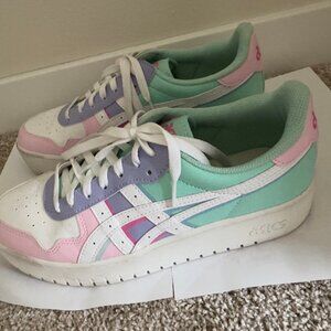 Asics Japan S PF Sneakers in White Cotton Candy - Size 11
